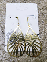 Drop Earrings in Yellow Brass