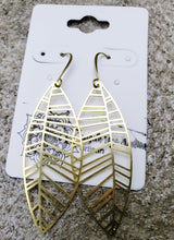 Drop Earrings in Yellow Brass