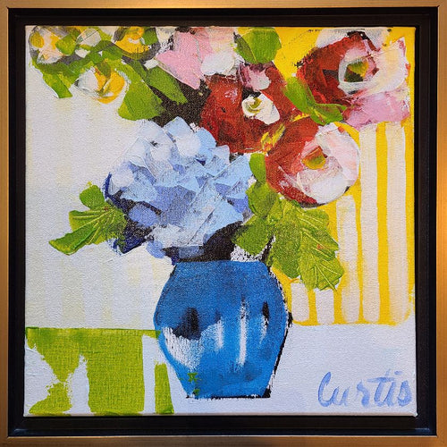Blue Vase Floral