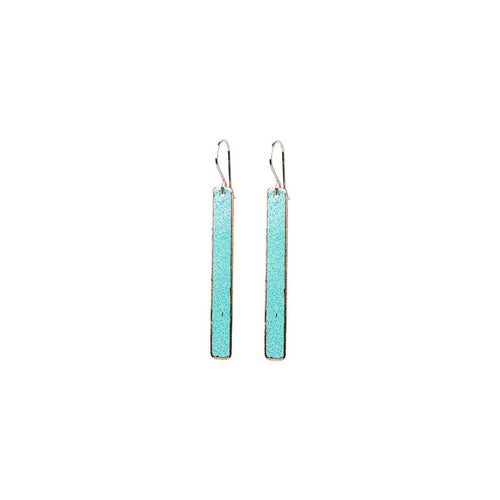 Long Strip Earrings - Turquoise