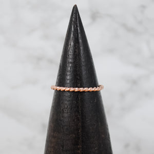 Individual Stacking Rings - various styles - rose gold-filled.
