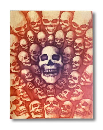 40 Skulls-Red
