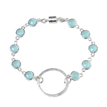Crystal Bracelet--Silver