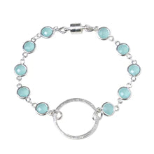 Crystal Bracelet--Silver