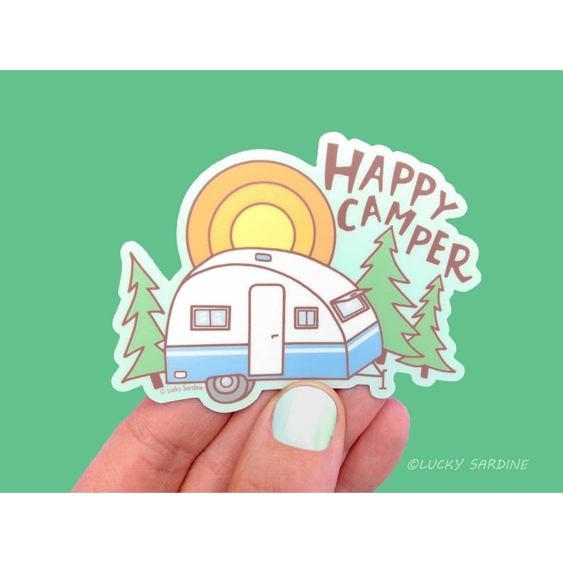 Happy Camper Sticker