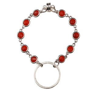 Crystal Bracelet--Silver