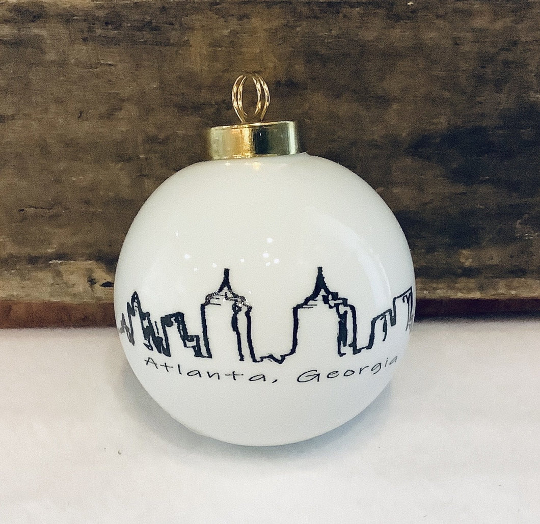 Large Round Atlanta Ornament