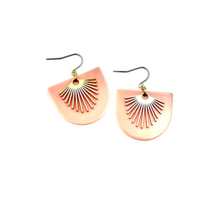 Flamingo Pink Earrings