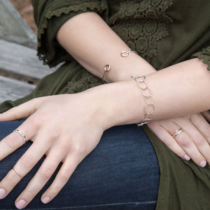 Bubble Bracelet - mixed metals