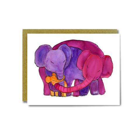 Elephant Hug Card