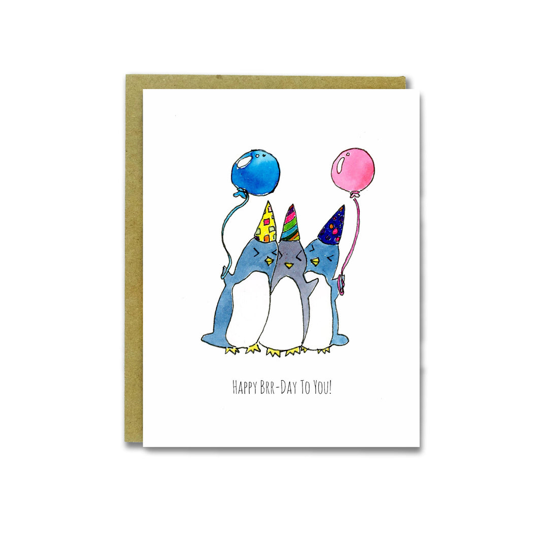 Happy Brr-Day Card