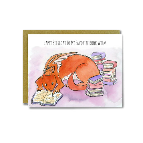 Book Wyrm Card
