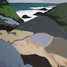 Black Sand Beach Original Painting