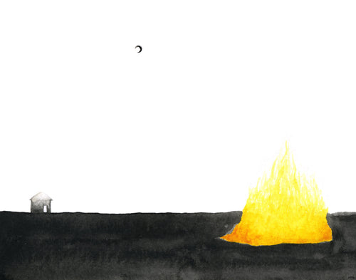 New Worlds Print - Bonfire