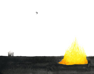 New Worlds Print - Bonfire