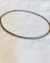 Flattened Round Bead Bangle