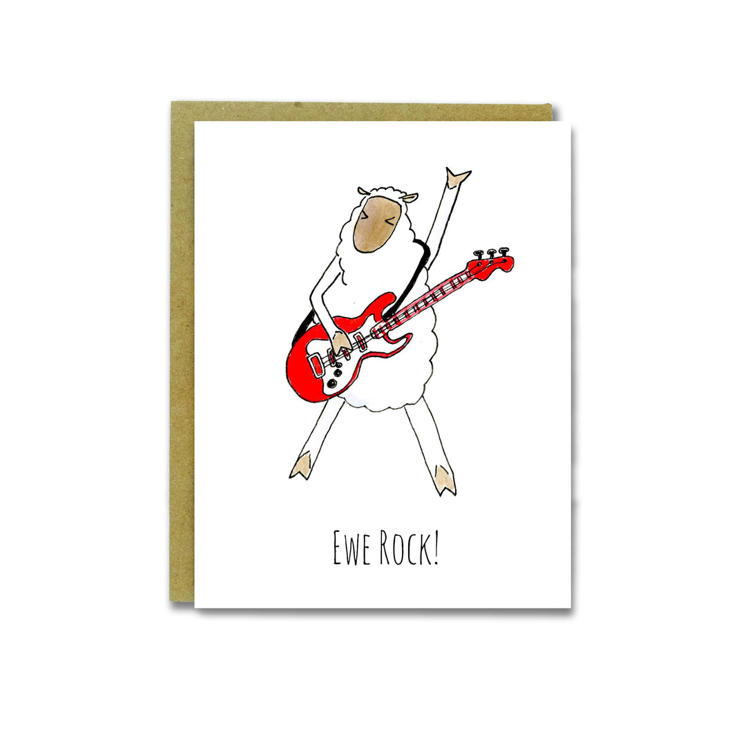 Ewe Rock Card