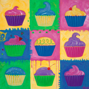 "Cupcakes III" - Matted Print