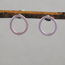 Small Circle Studs - rose gold-filled