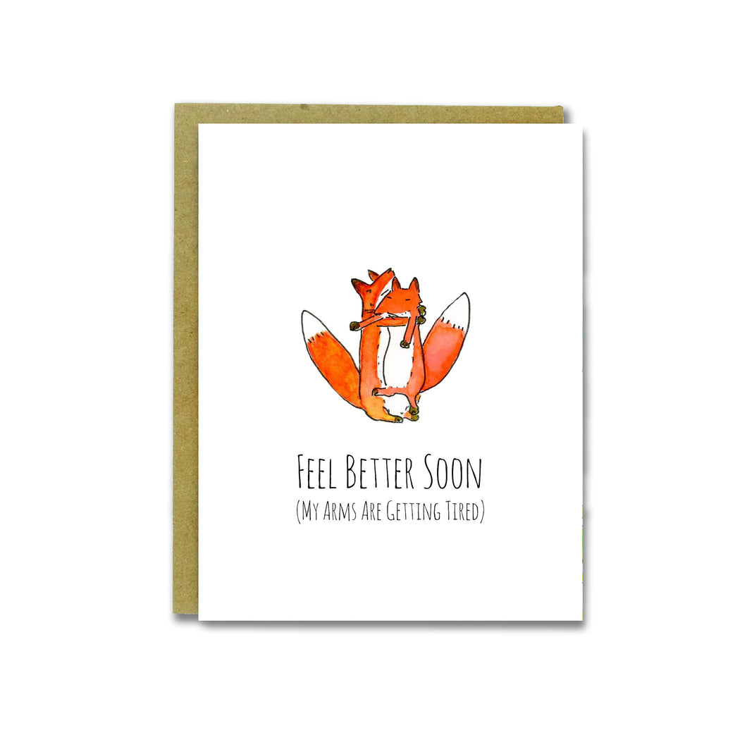 Fox Hug Card