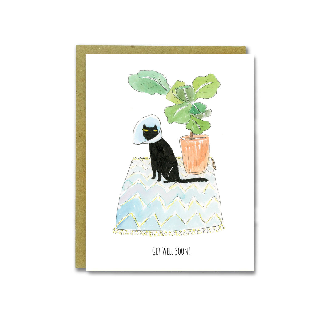 Cone Cat Card