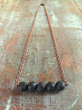 Lava Diffuser Necklace - 5 Beads