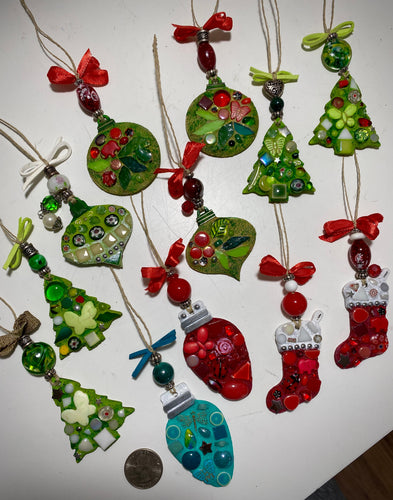 Mini Mosaic Holiday Ornament