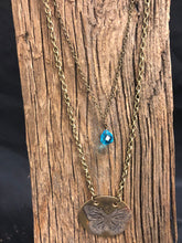 Etched Butterfly with Double Chain