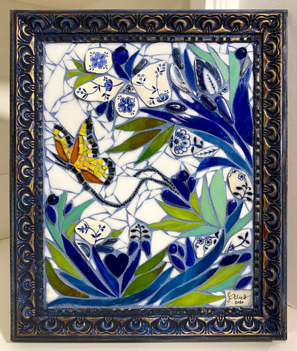 Blue and White Garden