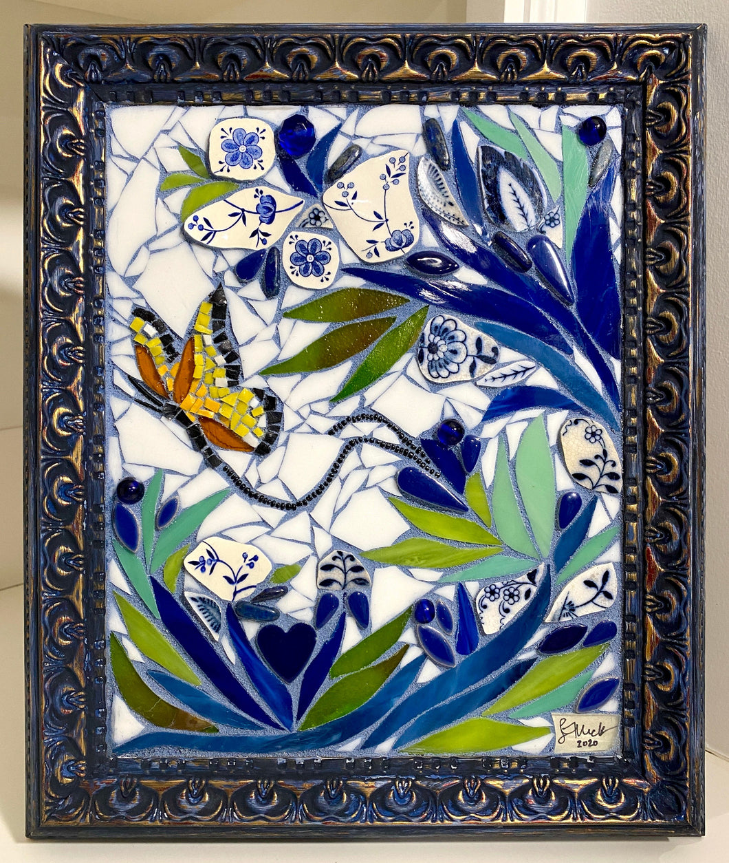 Blue and White Garden