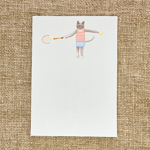 Maude the Tennis Cat - Notepad