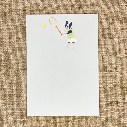 Frances the Tennis Frenchie - Notepad