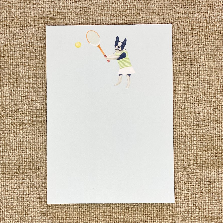 Frances the Tennis Frenchie - Notepad