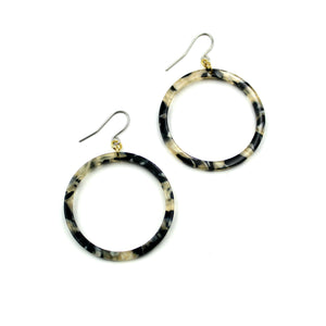 Acetate Hoop Earrings