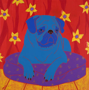 "Impeccable Pug" - Matted Print