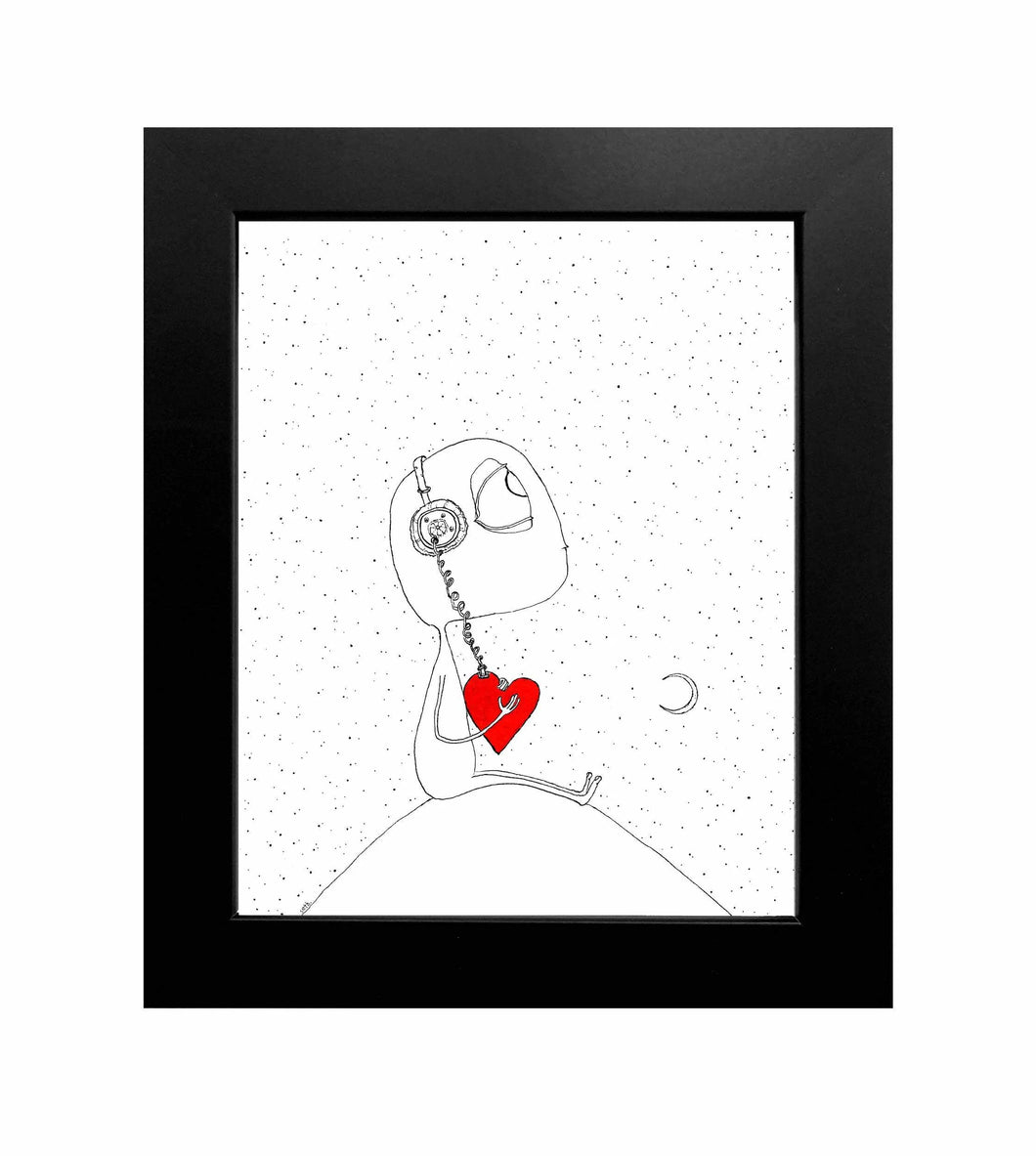 Creatures Of The Heart - The Listener (Framed)