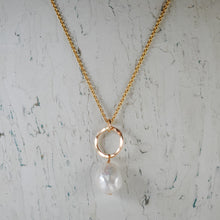 Baroque Pearl Pendant - gold-filled