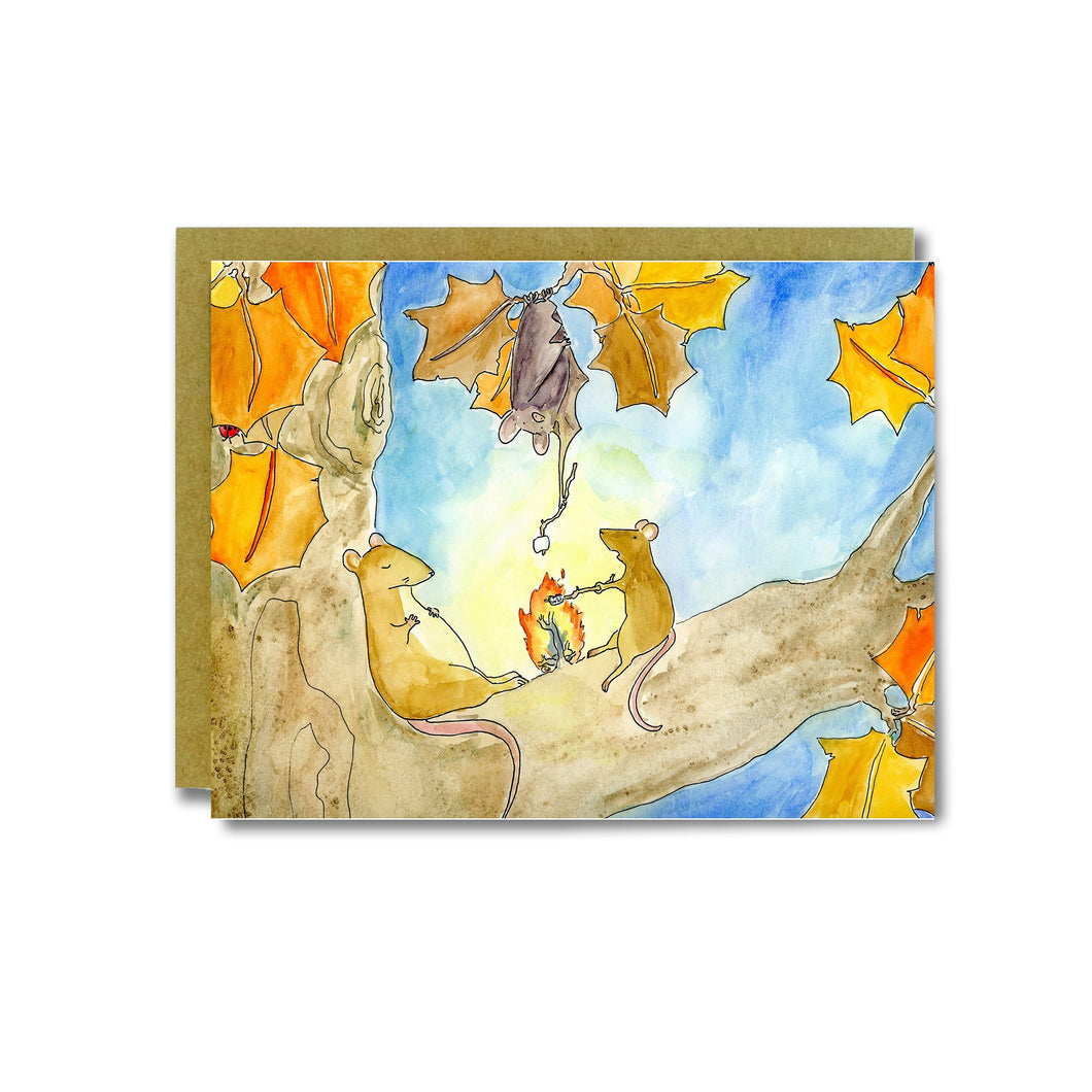 October Campfire Card