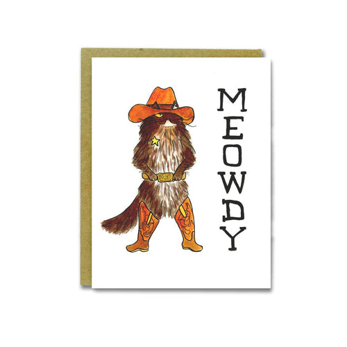 Meowdy Card