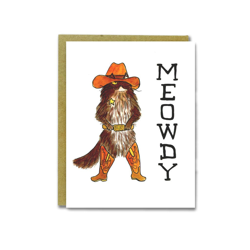 Meowdy Card