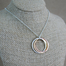 Large Trio Pendant - mixed metals
