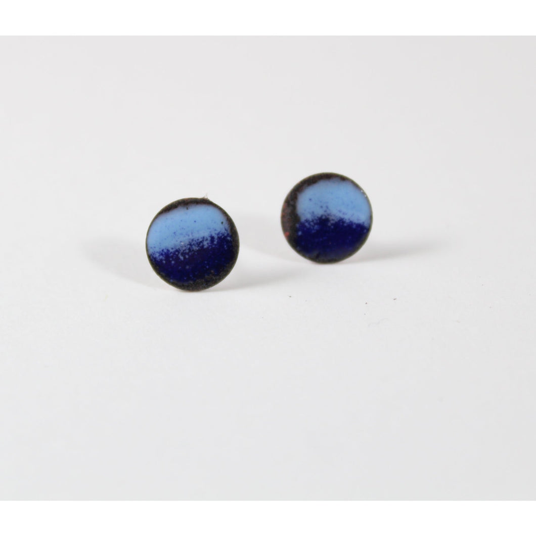 Navy Blue and Light Blue Studs