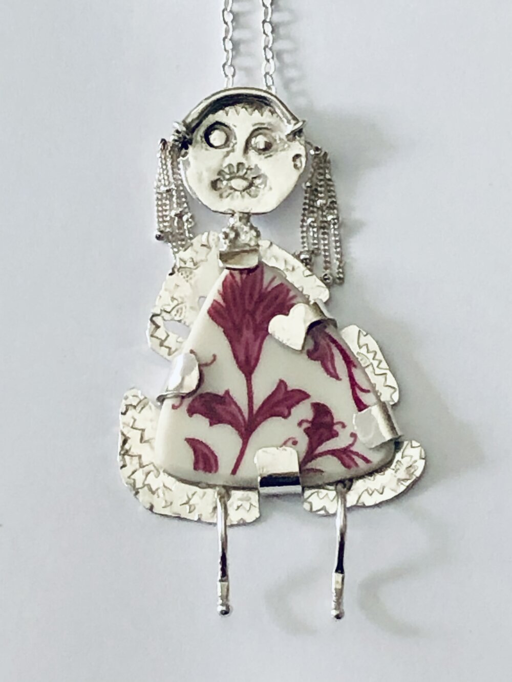 Girl in the Porcelain Dress Necklace