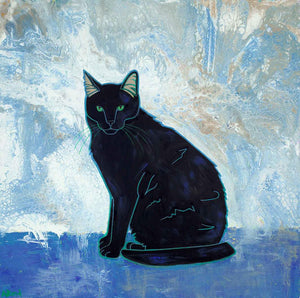 "Phat Boy Blues" - Cat Print