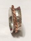 Copper Braid Spinner Ring