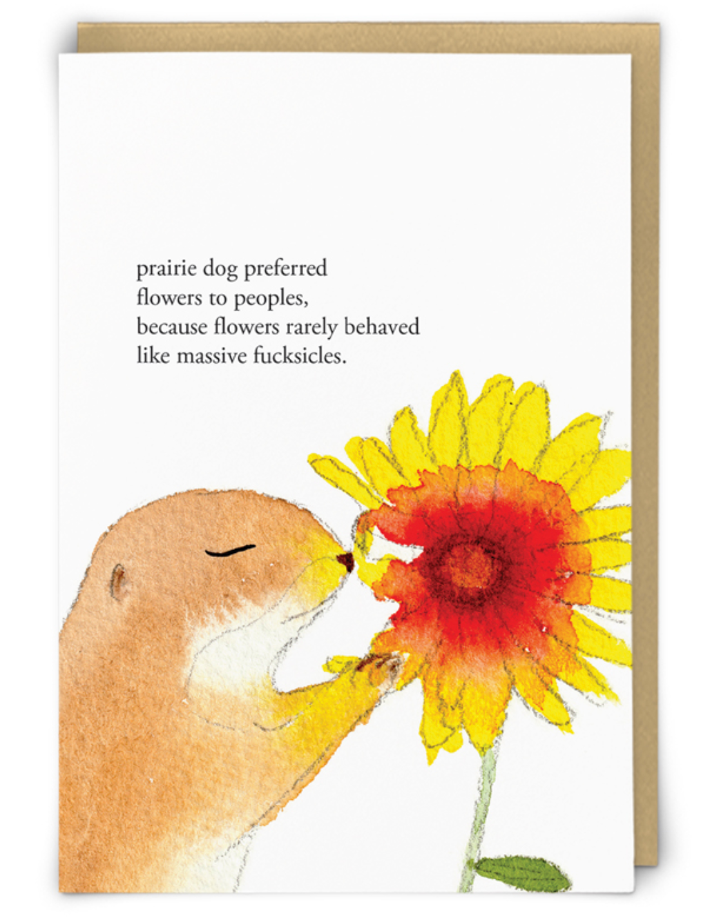 Prairie Dog Preferred Flowers to Peoples