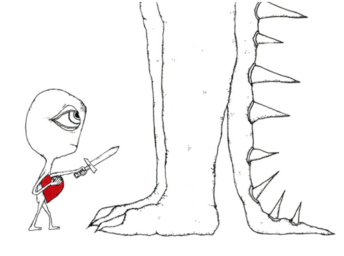 Creatures of the Heart Framed Print - Let Them Call Him The Underdog