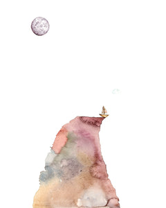 New Worlds Print - Repose