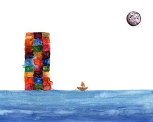 New Worlds Print - Grand Cargo