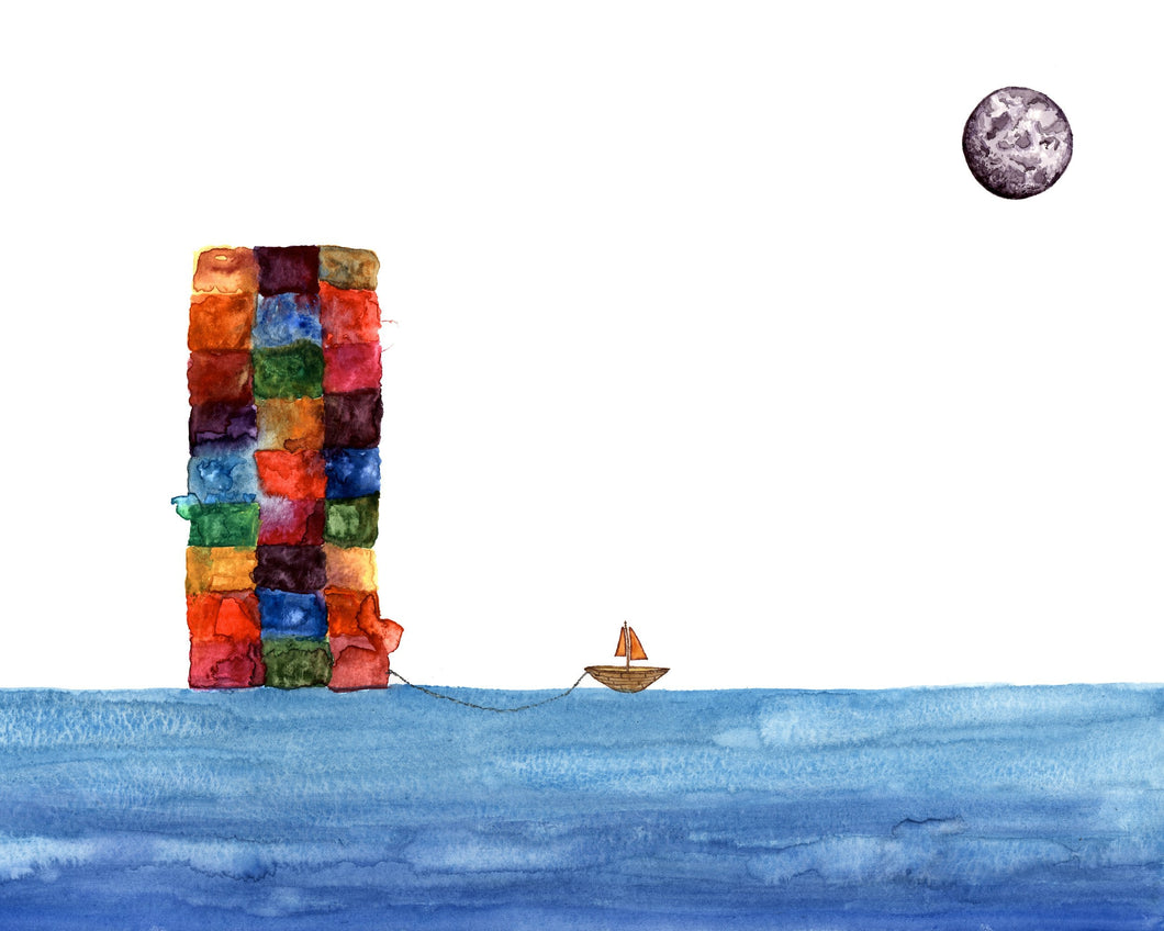 New Worlds Print - Grand Cargo
